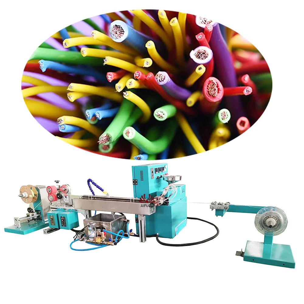 Power Cable Extrusion Production Line/ Electrical Wire Extruder/ Power Wire Cable Extruding Machine