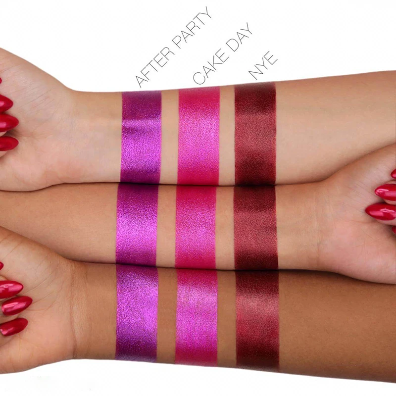 Multi-reflective Matte Glitter Pearl Pigments Shimmers Satin Private Label Metallic Lipstick