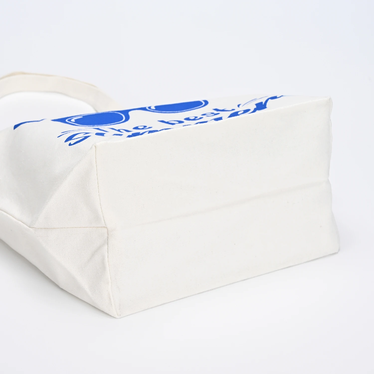 Recycled Cute Fashion Cotton  Women Shoulder Bag With Design Large Reusable Daily Carrying for Work Shopping Cotton Handbag details