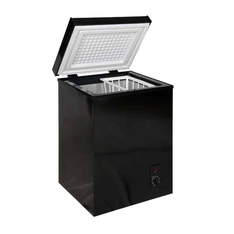 Mini Commercial 100L Portable Top Open Single Door Ice Cream Fridge Cold Food Chest Deep Freezer for Home