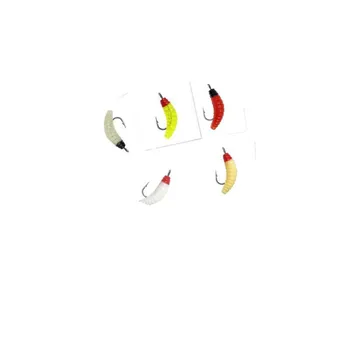Mealworm Fishing Lure Artificial Bait Stainless Steel Biomimetic 2cm/0.4g Hot Sale – Soft Lure – view 3