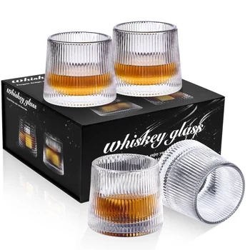 Custom Logo Vintage Crystal Mini Glass Cups Bottles Gifts Box Set Plain Wine Liquor Whiskey Decanter