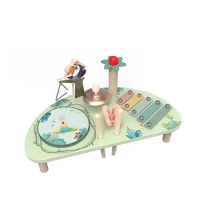 Edualnd Unisex Montessori Musical Table Toy Nontoxic Wood Fun Educational Toys for Kids 36M+ Customizable Logo Hot Set Supply