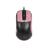 1pcs demi-pack souris autocollant-motif de neige rose