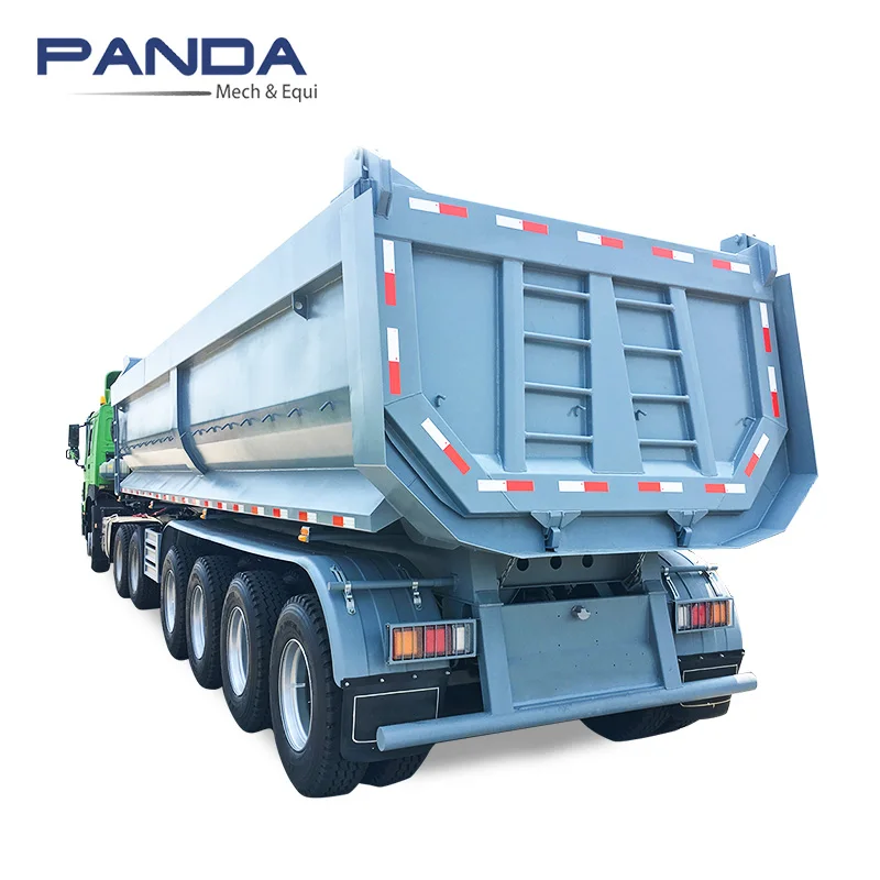 Camion benne 80 tonnes Semi remorque - Panda Mech