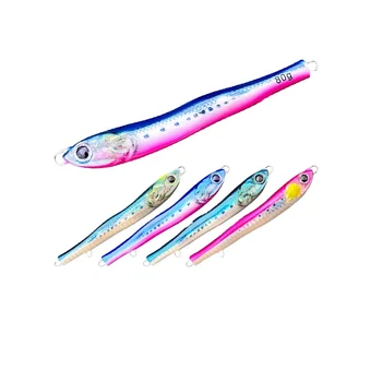 Lure S-Shaped 3D Printed Metal Jig Spanish Mackerel Bait Falling Metal Jig Lure with Hooks Sea Fishing – Metal Jig – view 5
