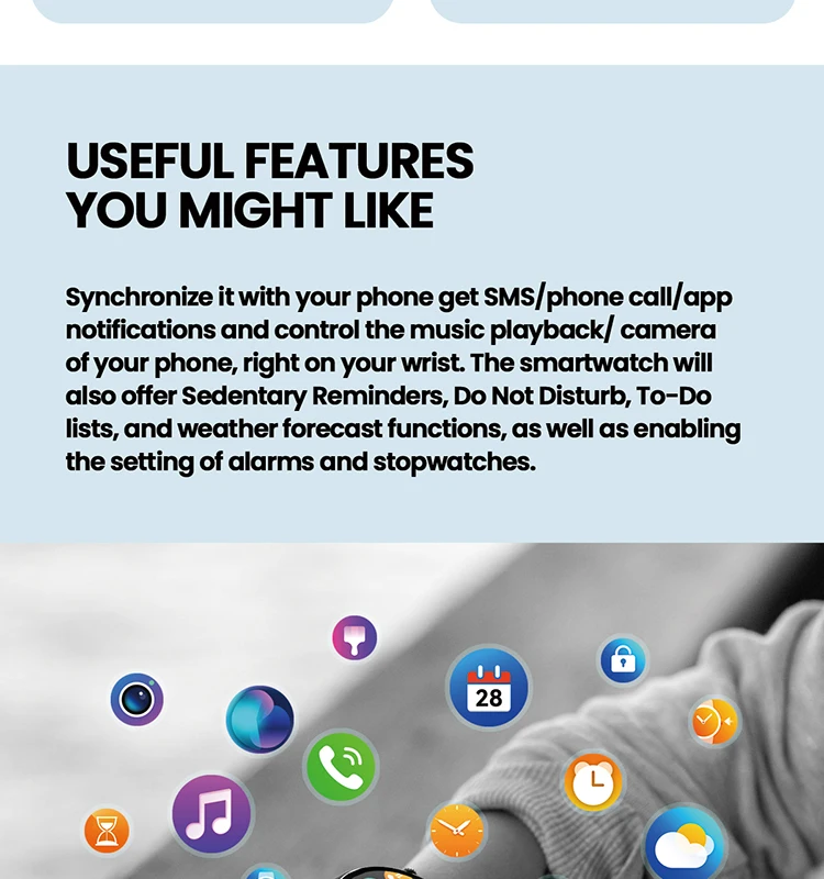 Zeblaze Btalk 3 Pro AMOLED Display Hi-Fi Bluetooth Phone Calls Health and Fitness Tracking Smart Watch