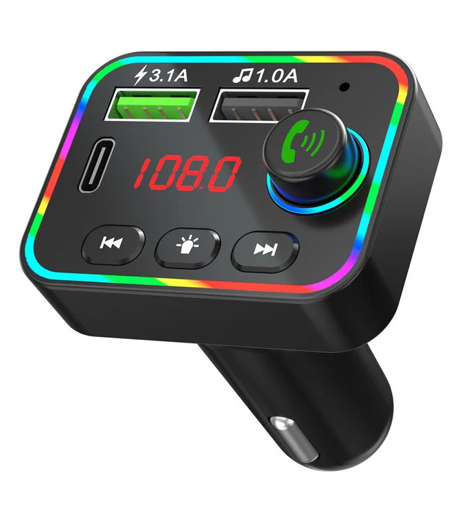 F4 Fm Transmitter Car Mp3 Player For Car Usb Charger Led Backlight Fm