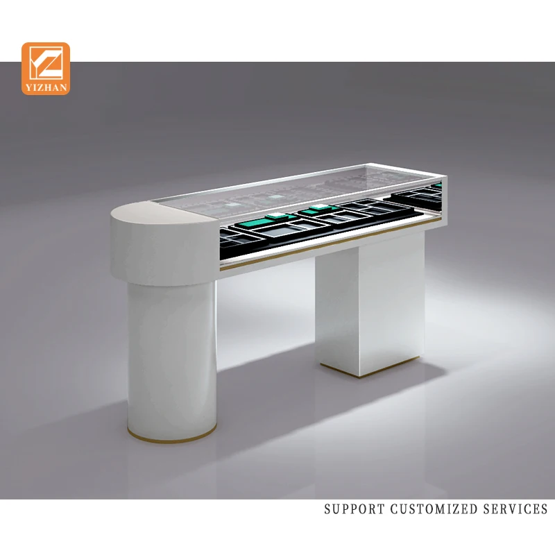 Design Kiosk Jewelry Showcase for Shop Use Sale of Used Jewelry Showcases