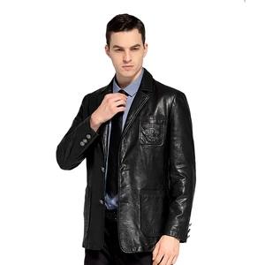 High Quality Suit Custom Embroidery Factory Direct Sales 2026 Men's Motorcycle Suit Men's Leather Jacket