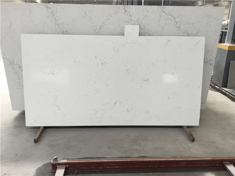 Empira White 5151 Big Slab Carrara Quartz Stone for Countertops