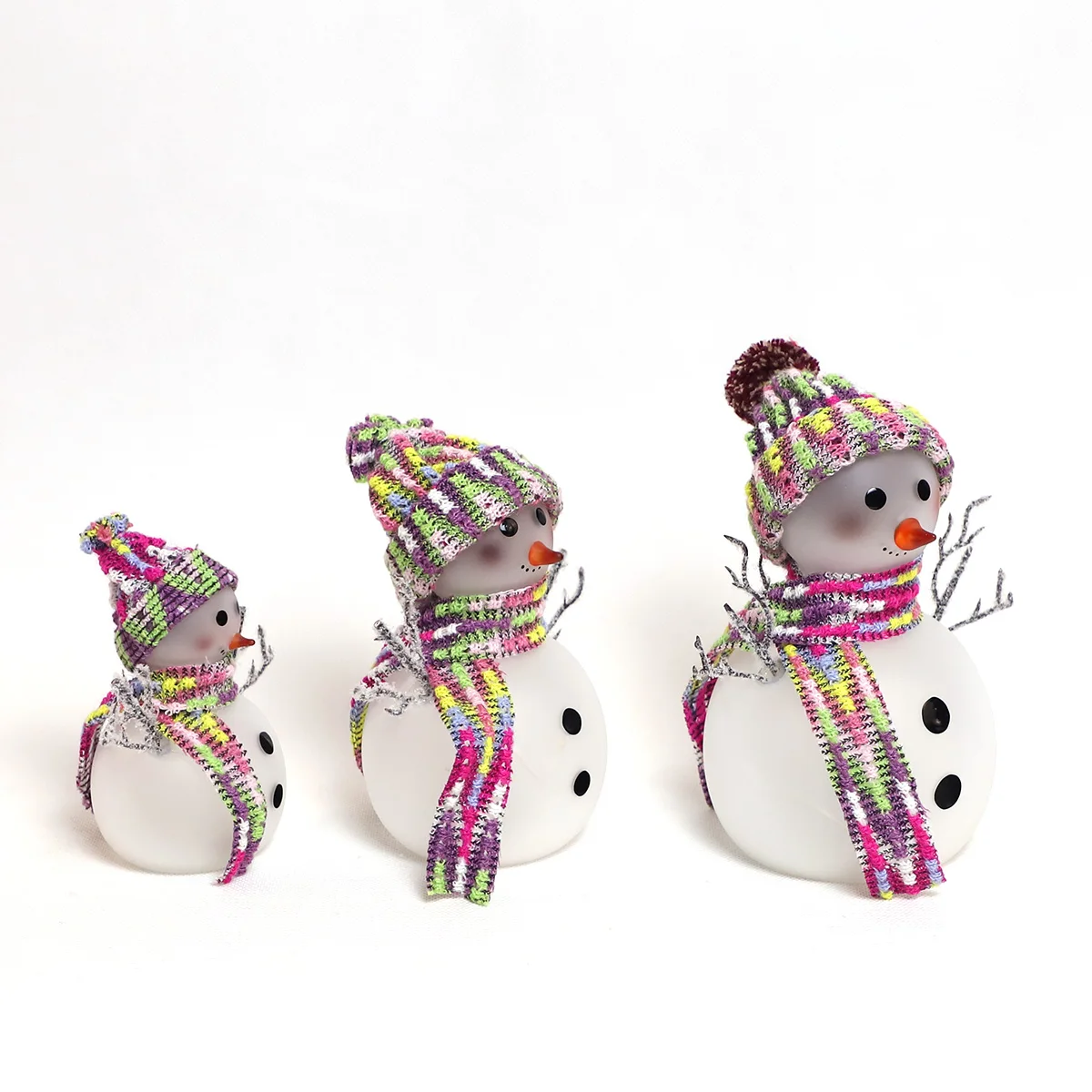 holiday living glass ornaments christmas ornaments personalized white decoration snowman figurines crafts