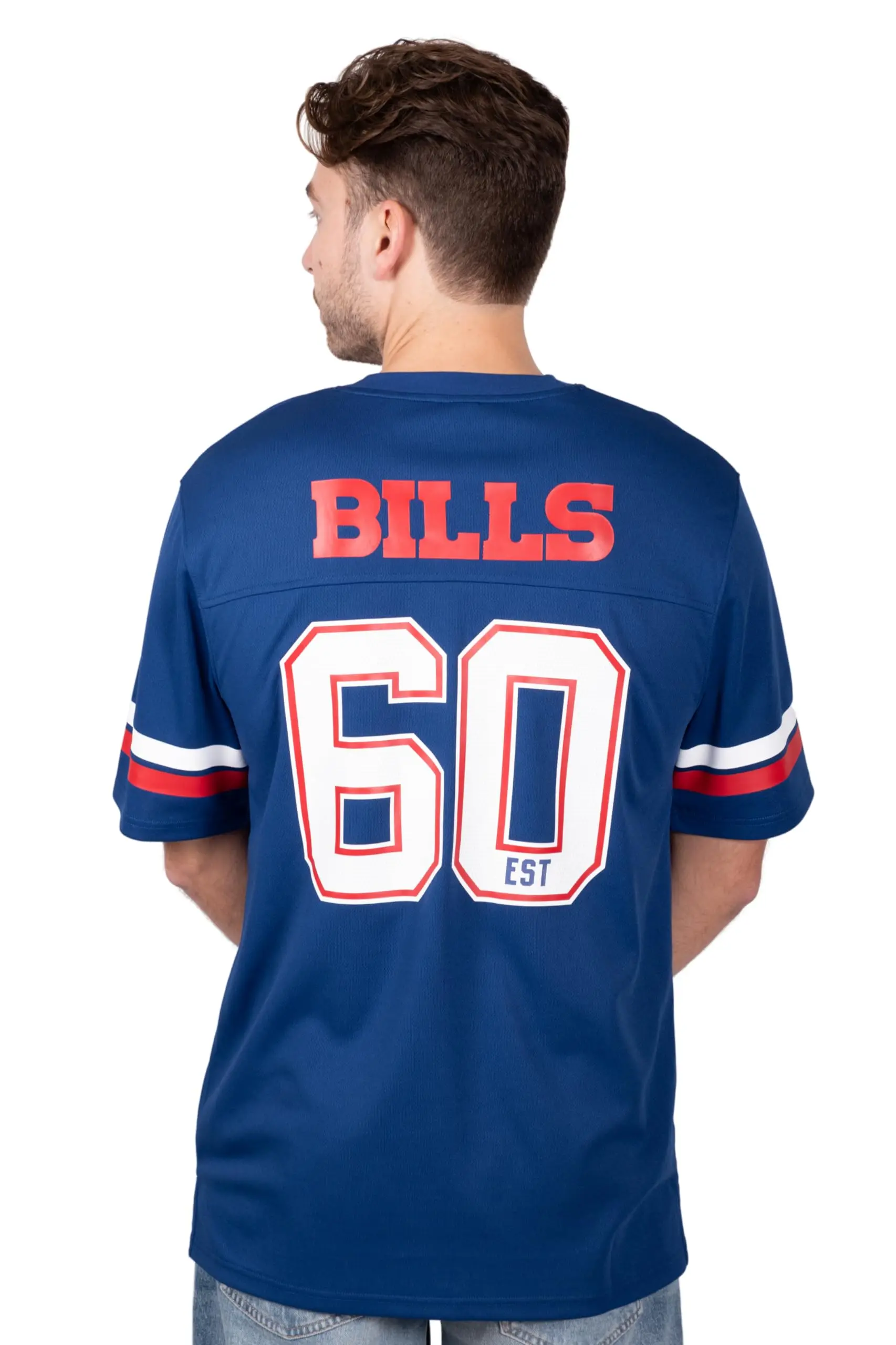 Bolisi Cross-border Football Uniform Buffalo Bills Jersey 3D Digital Printing nfl Sport Wear Custom Bills Jersey