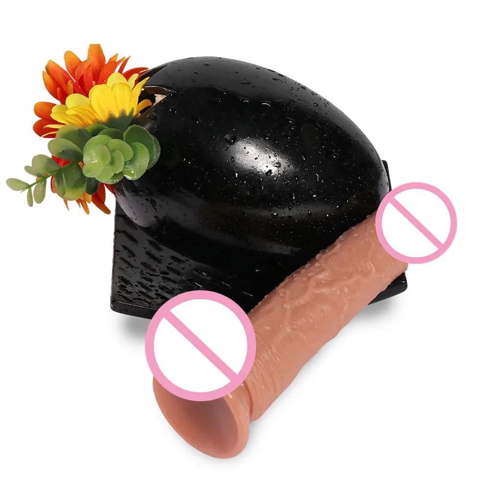 XISE 20cm Dual Layer Silicone Dildo Real Cock Big Penis Adult Sex Toy Wholesale Rubber Dong for Women Gay Men