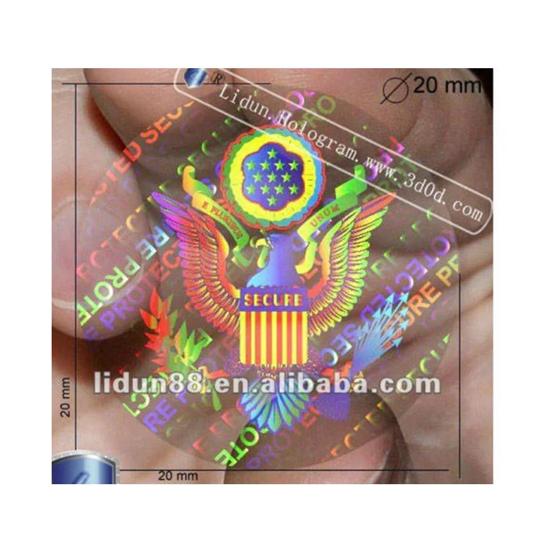 Transparent Holographic ID Card