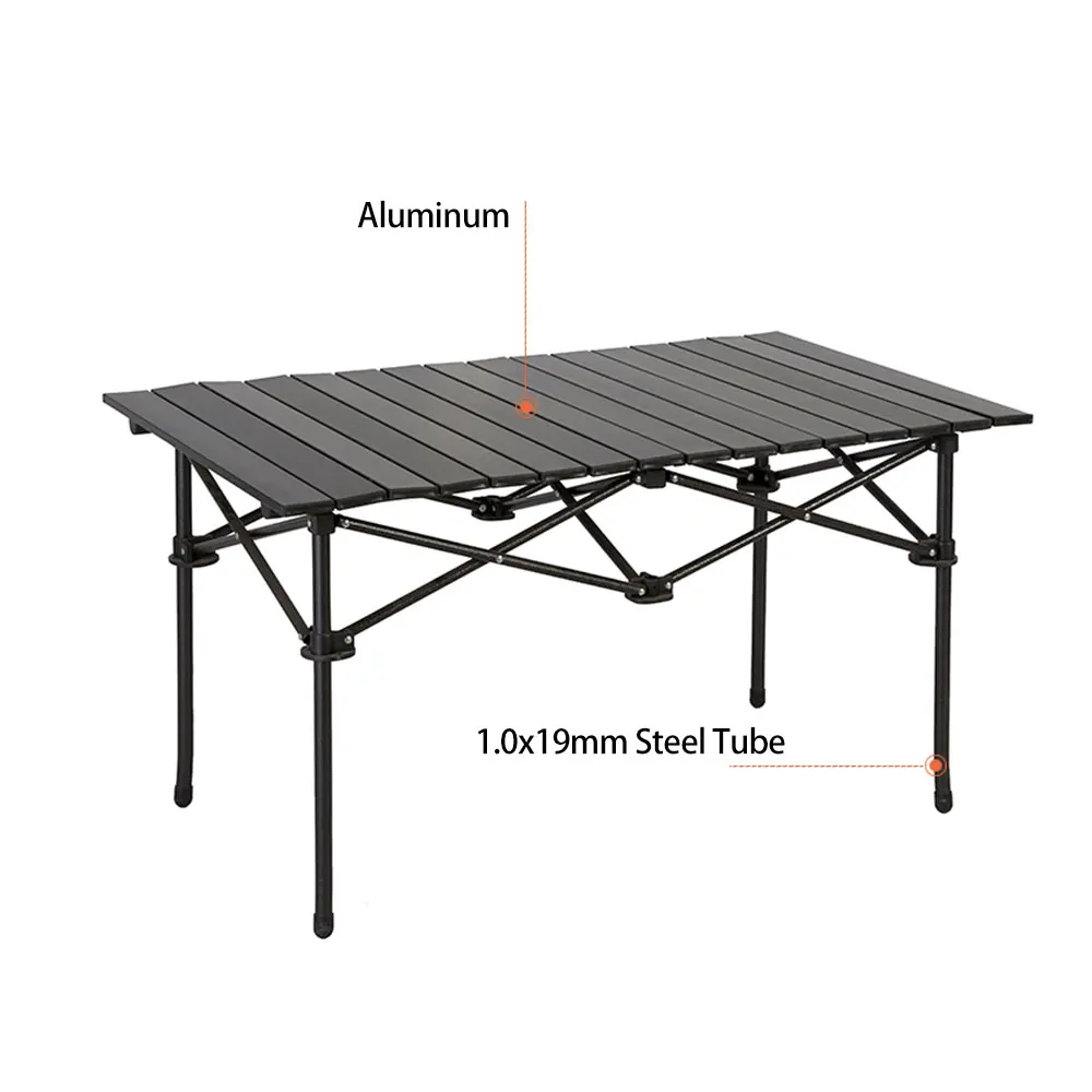 Metal Portable Folding Camping Picnic Table For Outdoor Buy Metal