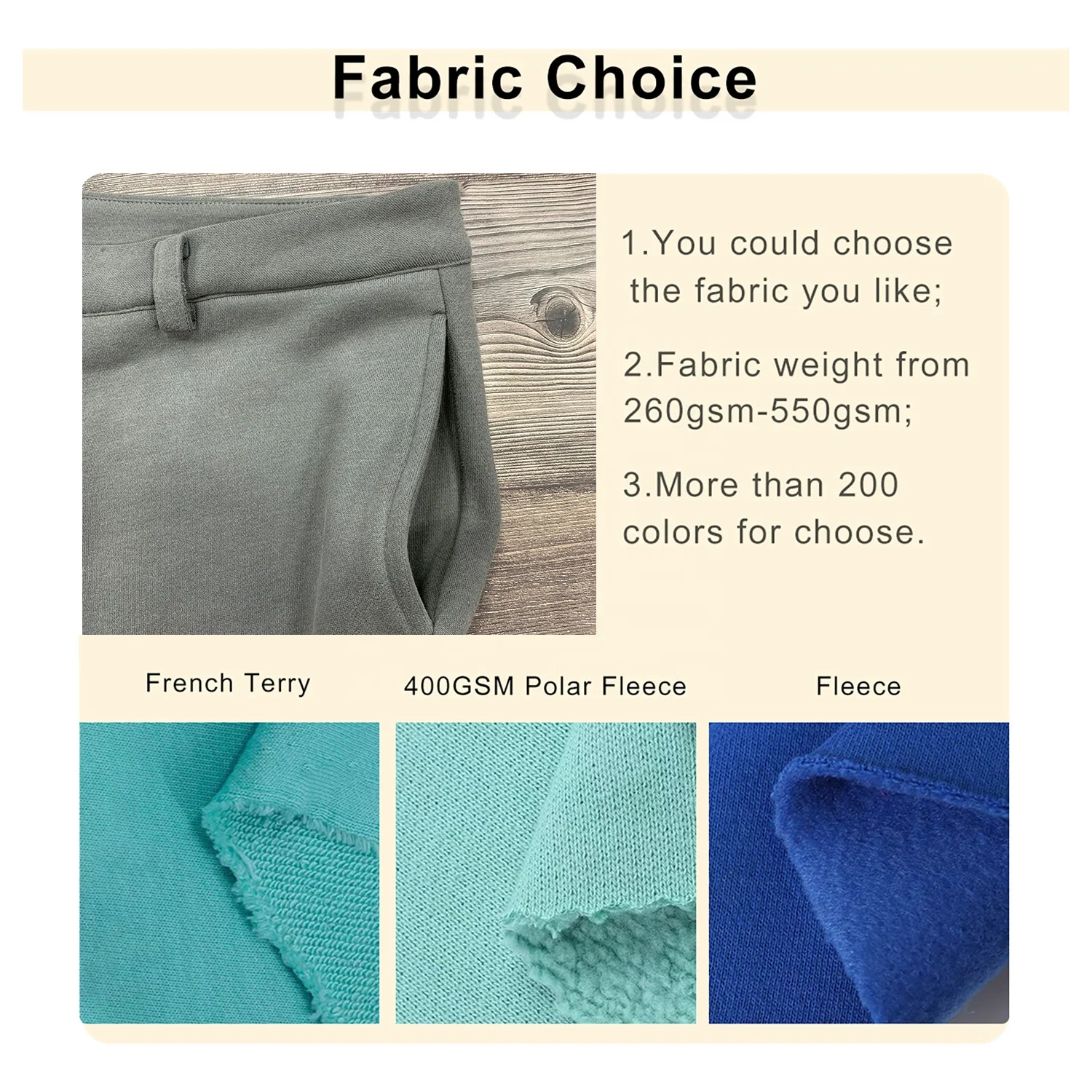 JL215A OEM Organic Cotton Straight Leg Jogger SweatPants Loose Wide Leg Sweatpants Men