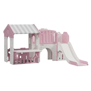 High Quality PE Plastic Indoor Slide for Kids & Family Residential & Kindergarten Use Certified Safe Includes Drawing