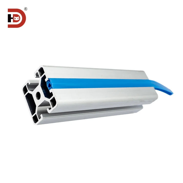 Aluminum Profile Flat Sealing Soft Rubber Strip 20/30/40 Aluminum Profile PVC Decorative Strip PE groove Sealing Strip details