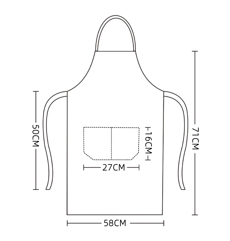 Wholesale Unisex Cooking Kitchen Restaurant Work Aprons For Men And