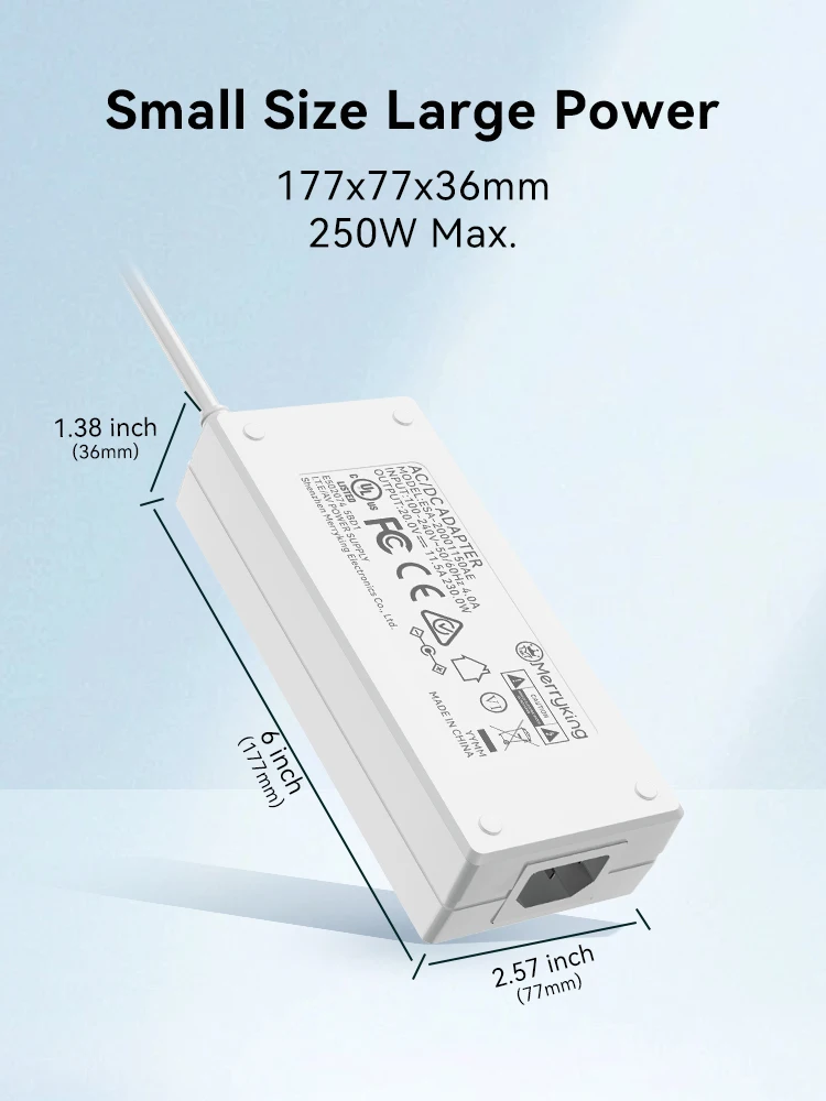 High Quality 100 240V Input 3.0A 12.0V 20.0A 240.0W AC DC Power Adapter 12Volt 20Amp Power Supply for Heaters supplier