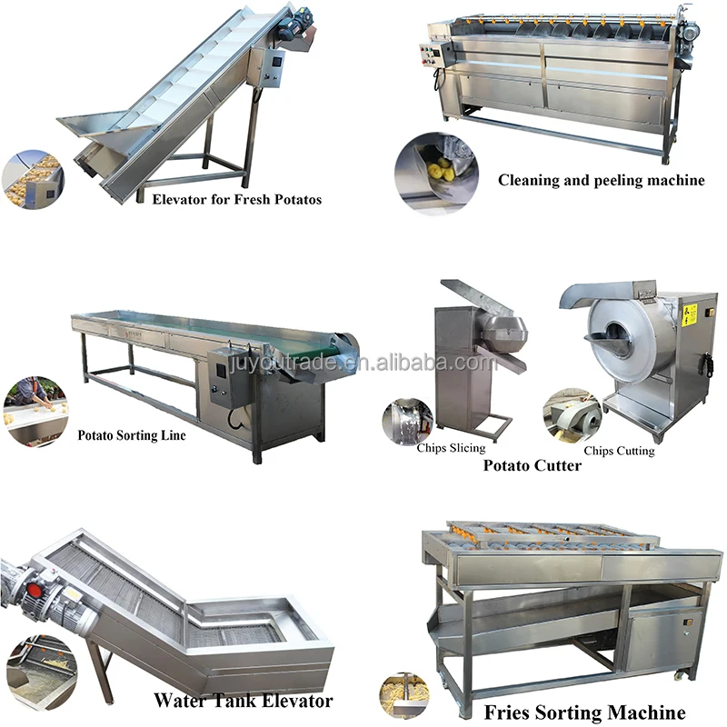Small Fully Automatic Lays Potato Chips Making Machine Fresh Frozen