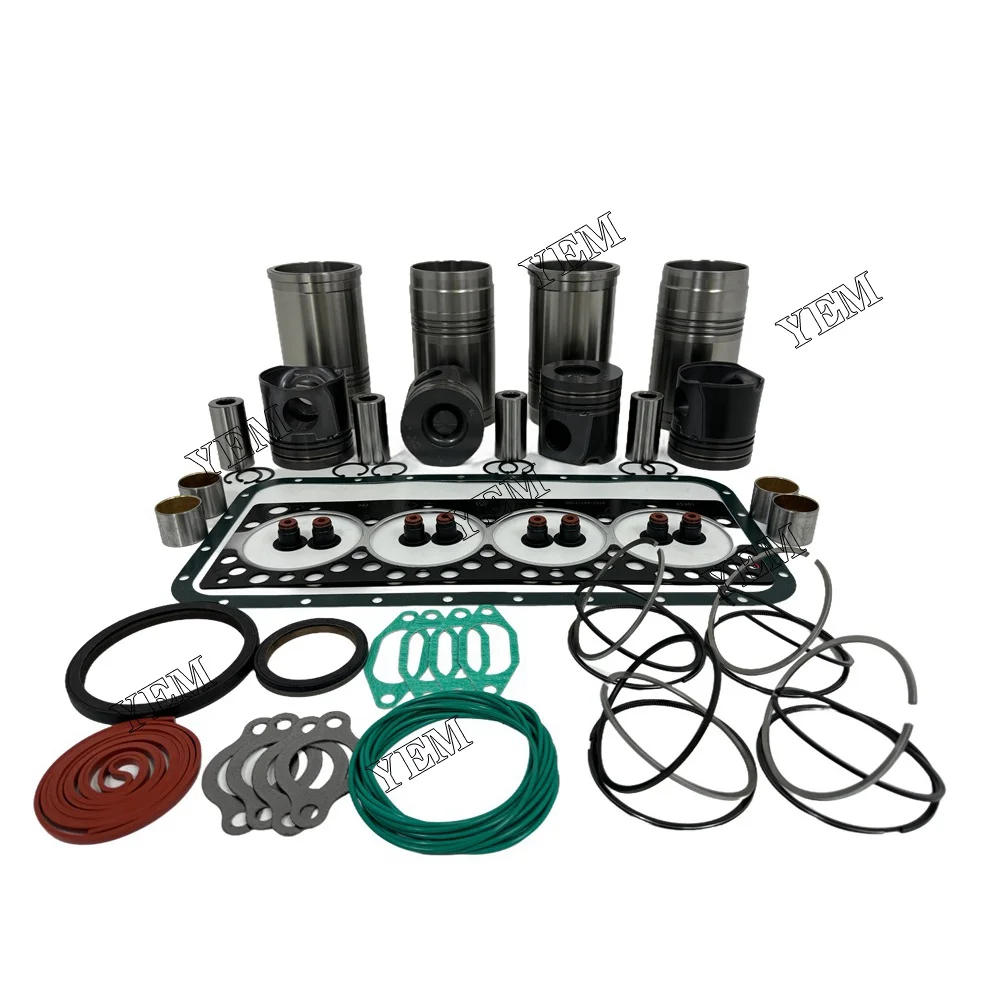 Overhaul Kit With Gasket Set Fit for SDEC D4114ZG3B Engine 4
