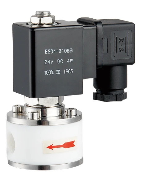 Антикоррозийный Соленоидный клапан ZCF G1/8 ''~ G2'' DN15 ~ 50 мм, корпус из ПТФЭ, химический Средний