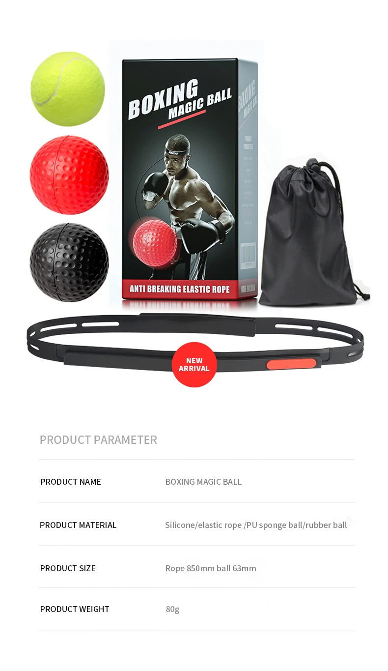 Custom Fitness Training Improve Reactions Boxing Reflex Ball With ...