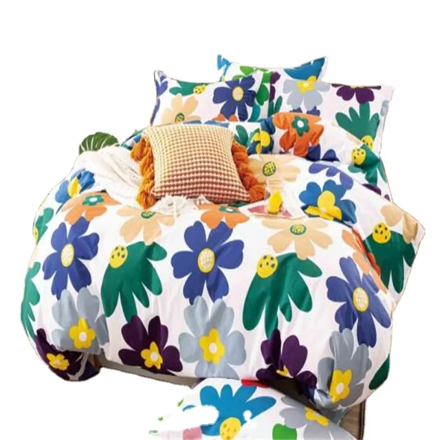 Новый дизайн ткань с принтом 100% хлопок для простыни