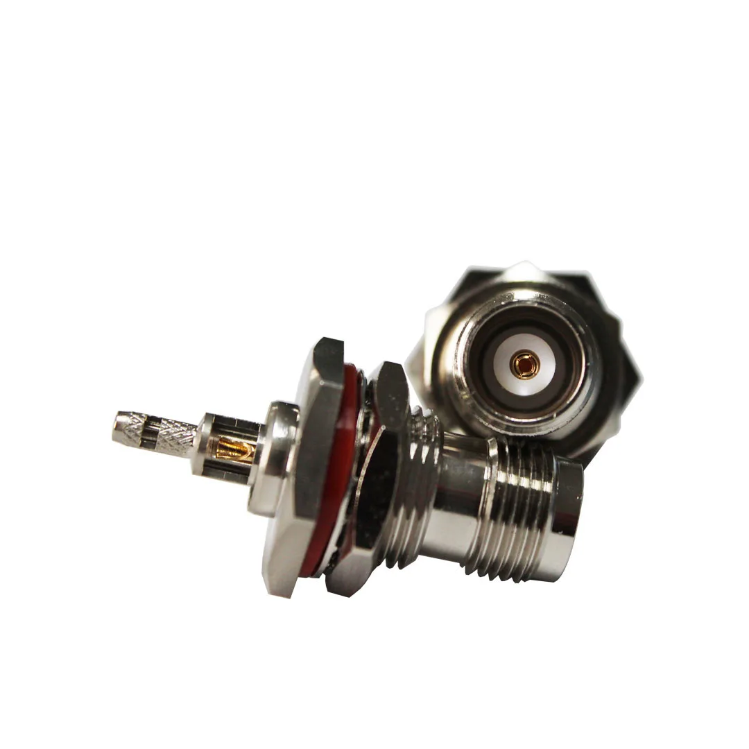 product tnc c ky15 big hexagon nickel plated tnc female connector for rg316 and rg174 cables-3