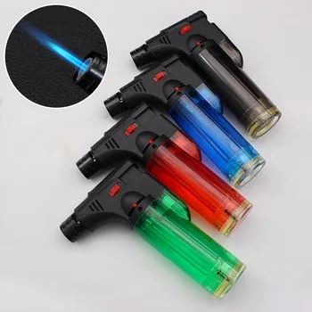 ABB203 Sparkling Gun Plastic Large Capacity Windproof Inflatable Lighter Wholesale