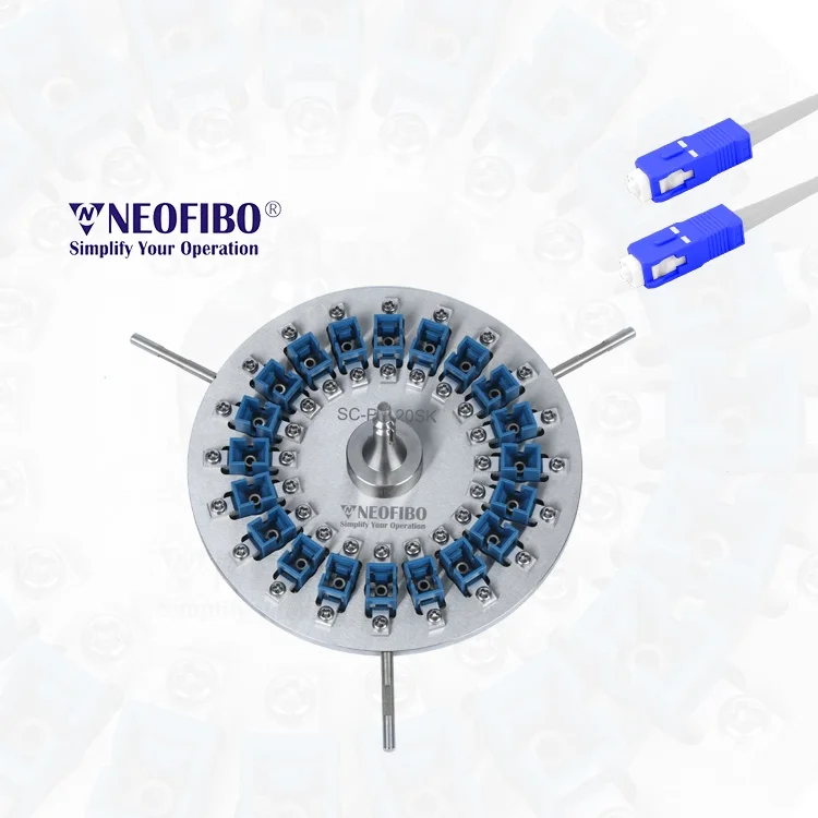 Neofibo SC-PC-20SK SC UPC connector Polishing jig for Senko 8000 Polishing Machine holder fiber optic polishing Fixture