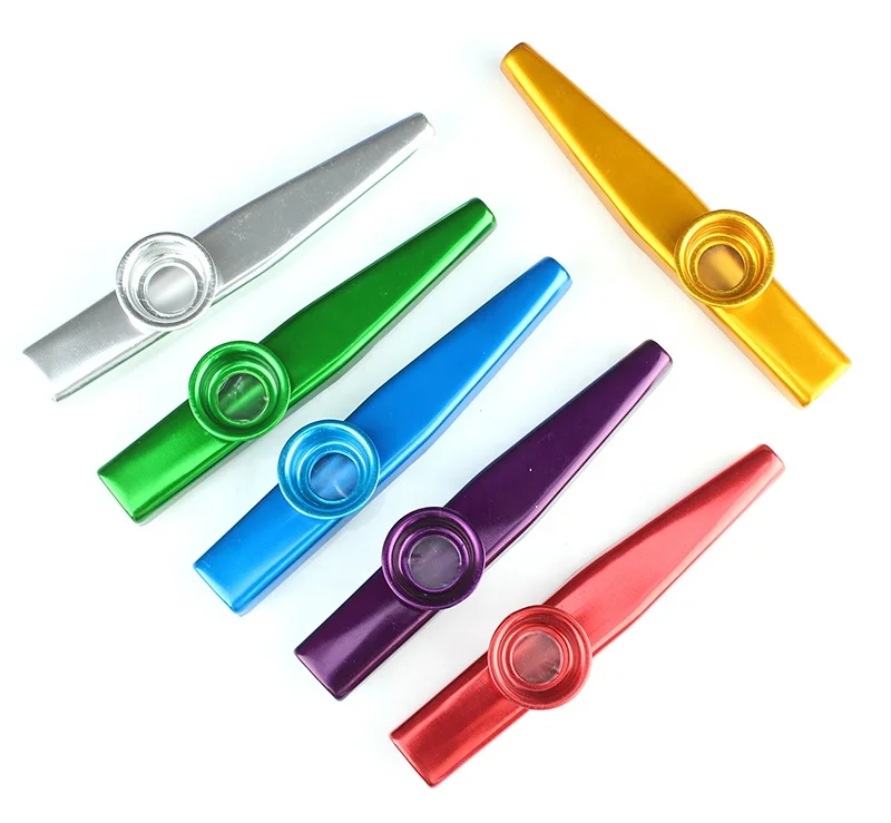 Custom Logo Top Quality Foreign Musical Instrument Easy to Use Metal Kazoo Toys for Wholesale Musical Instruments in China