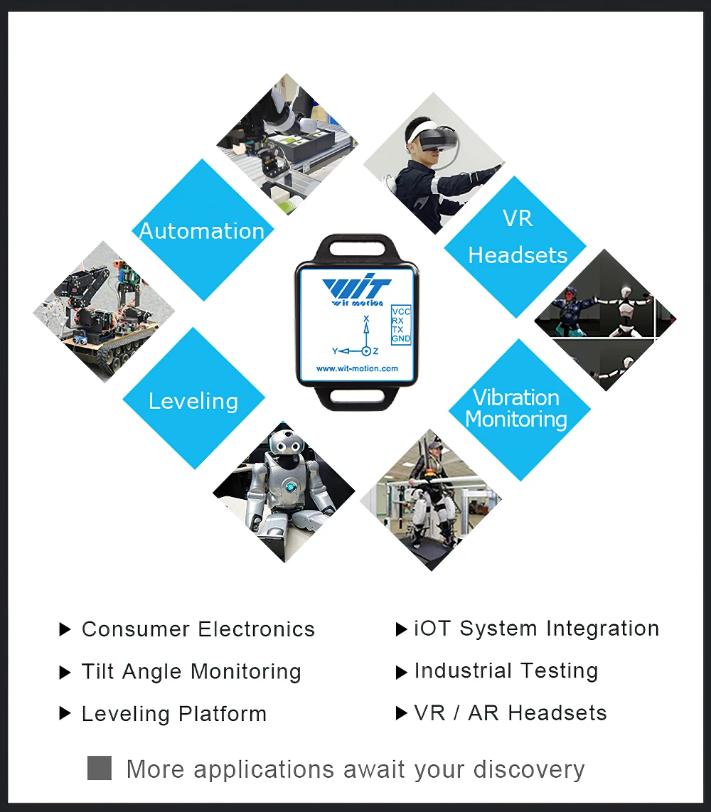 Witmotion Wt901crs232 Acceleration Sensor With Fusion Algorithm