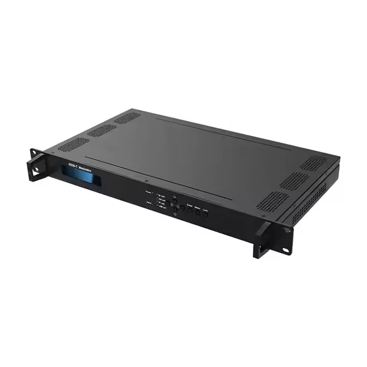 HD Encoder Modulator 2 in 1 8/16/24 HDM1 Inputs, MPEG-4 AVC/H.264 Video Encoding CATV IPTV Transmission by HFC or FTTH