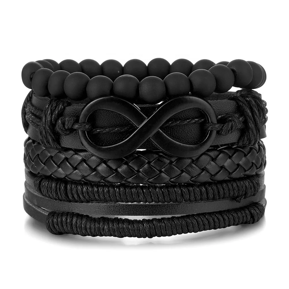 Deerllia Tree Of Life Leather Bracelet For Men - Braided Cuff With Alloy Clasp, Religious Gift - View #8