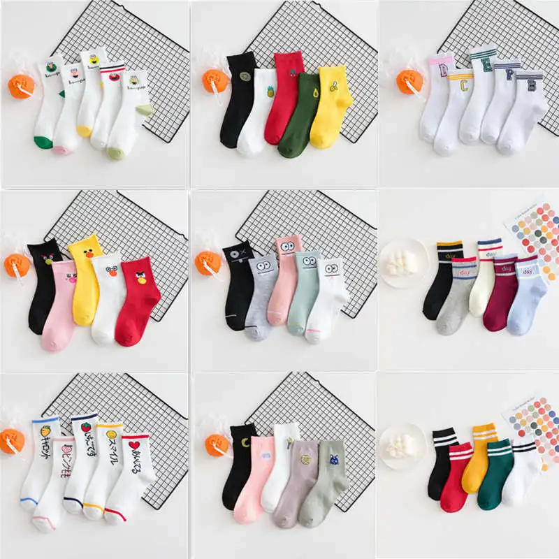 HF Women's cheap mid high summer and winter Various long socks