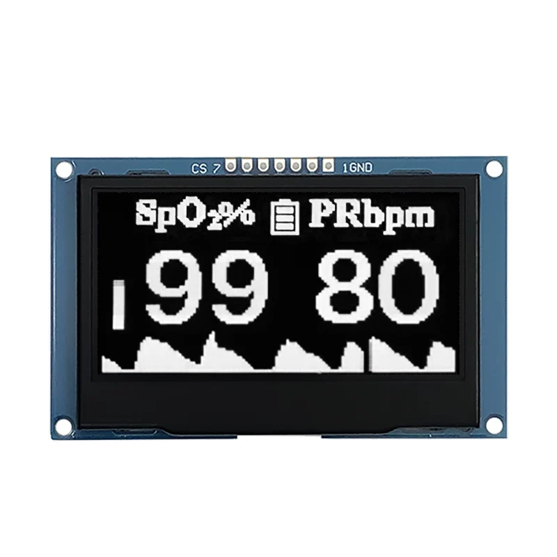 2.42 Inch OLED Display - 128x64 Dots Resolution by SAEF