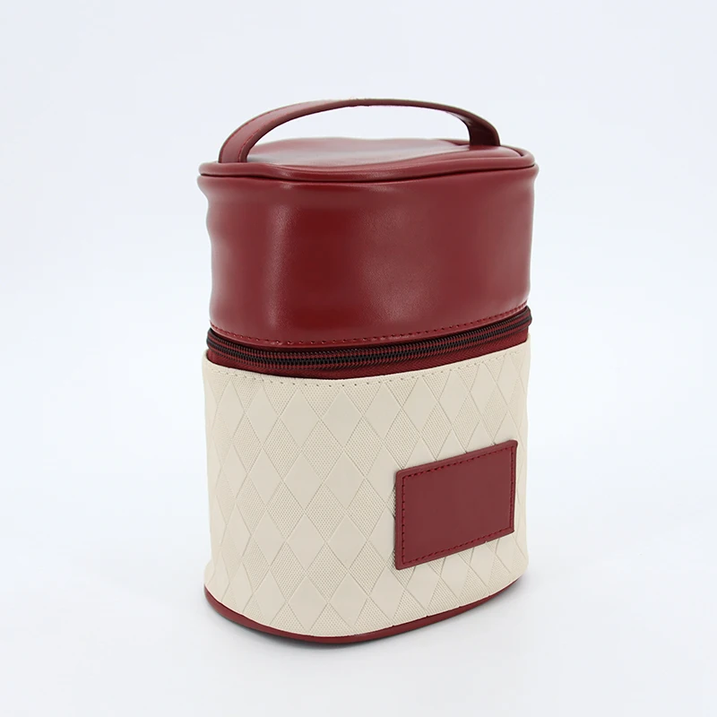 Brennende tilbud PU-lær sminkeskrin Kosmetikkpose Reisekosmetikkboks