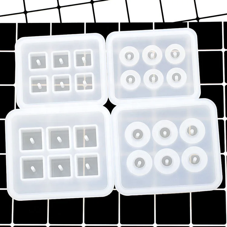 RESIN Square BEAD MOLD, Silicone Mold to make 12mm square rectangular