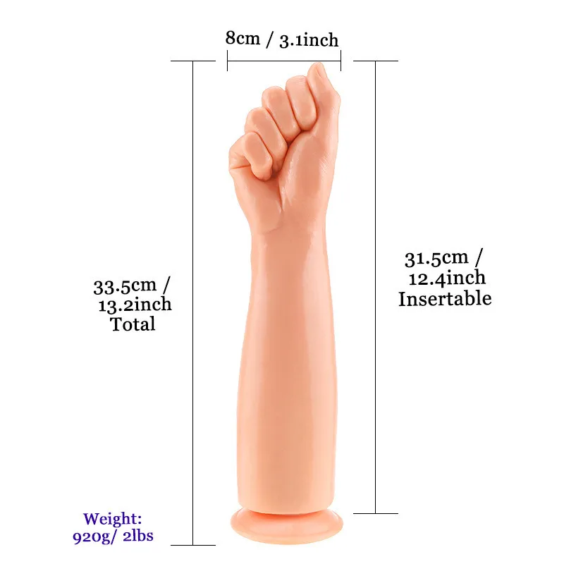 Silicone and Metal Hand Dildo Butt Plug Juguetes Sexuales Fistin Ass Massager  Arm Huge Dildo Fisting Anal Sex Toy for Women