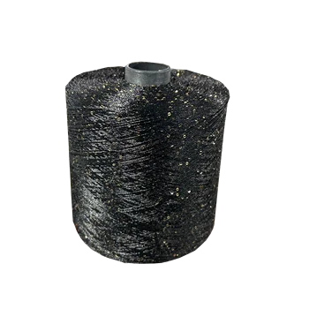 Black sequins - High strength and toughness special custom sequin yarn made of black polyester