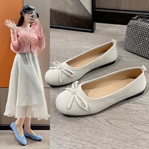 Women's Casual Anti-Slipper Breathable Printed Flat Oxford Shoes Slip-On Closure for Summer and Autumn Seasons