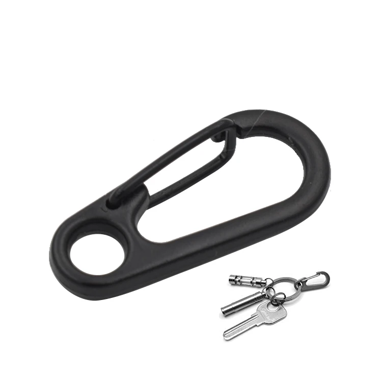 10pcs Mini Aluminum Alloy Keychain Making Snap Spring Clip Hook Carabine~bp 