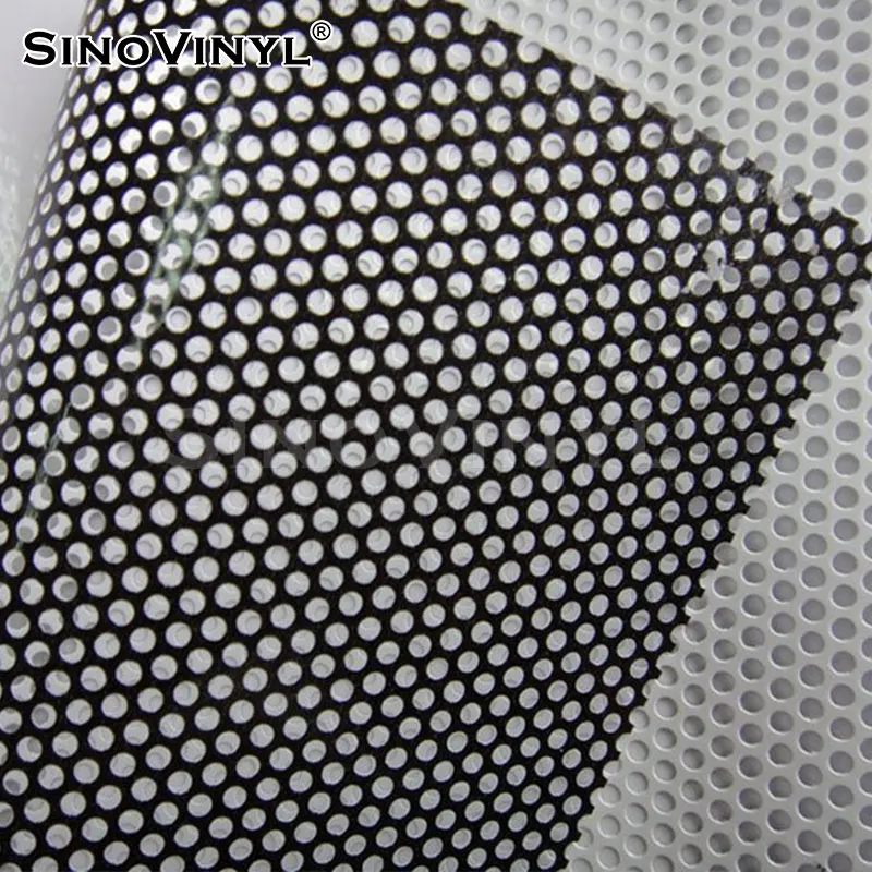 One Way Vision Digital UV Eco-Solvent Printed Vinyl Window Glass Film Eco-Friendly Poster Materials