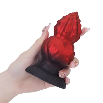 new arrival silicon man butt sex toy penis safe material liquid silicone  anal plug dildo for man anus massage