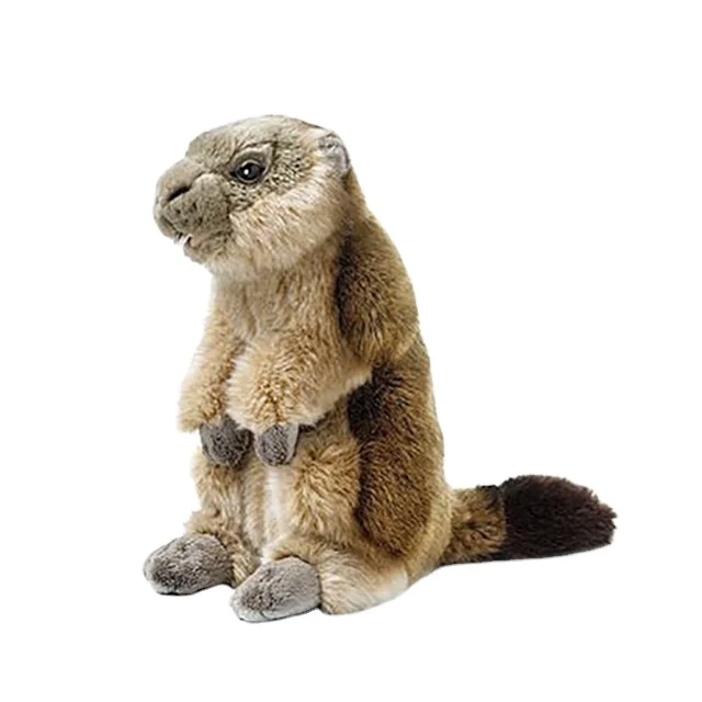 Peluche Marmotte 20cm, 6pcs