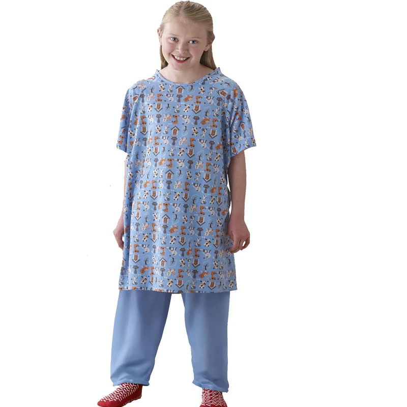 1 Traje De Algodón Ropa De Paciente De Enfermería Pijamas 
