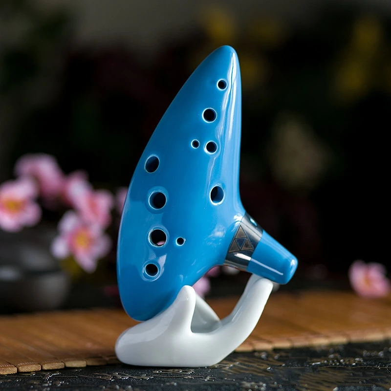 Hot Selling AC Ceramic Beginner Alto Ocarina Flute Ceramic Craft Kiln-changed Ocarina Gl aperçu 8